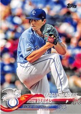 2018 Topps #327 Jason Vargas Royals