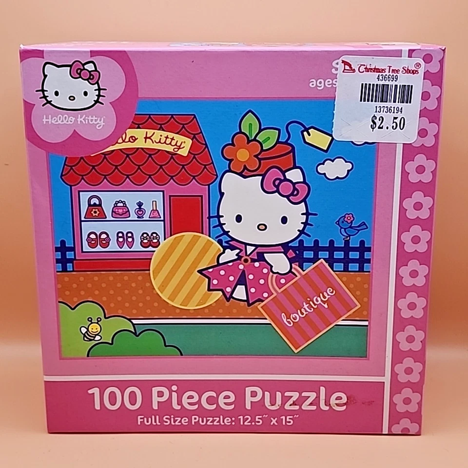Rompecabezas de 100 piezas Hello Kitty Happy Boutique #10099 - NUEVO-Sellado Foto 1 de 3