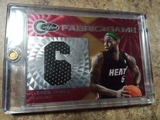 LeBron James 2011 Totally Certified Fabric of the Game Used Patch  89/299 