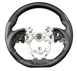 Toyota Prius 50 series Sport Type Steering wheel Gun Grip Black Leather 1-2 - Picture 1 of 5