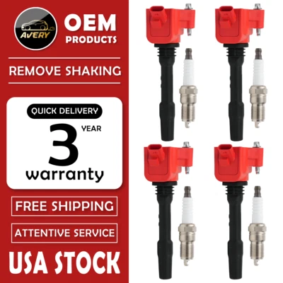 ✅Energy Ignition Coil &Plug For BMW 17-18 330i 14-15 Mini Cooper Hatchback UF750 - Imagem 1 de 4