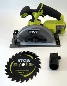 Sierra circular sin escobillas Ryobi ONE+ 18V HP 6 1/2 pulgadas solo modelo PSBCS01B - Imagen 1 de 14
