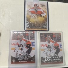 Sergei Bobrovsky (3) Rookie Card Lot 2 English 1 French Young Guns