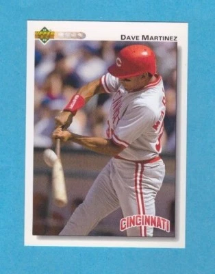 1992 Upper Deck Baseball Card #784 Dave Martinez Reds - Image 1 of 2