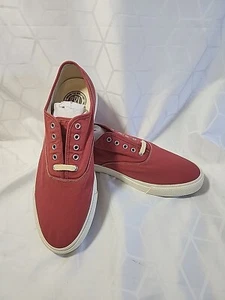 RRL Ralph Lauren Faded Red Canvas Sneakers Shoes Size Men's 11.5 Double RL - Picture 1 of 10