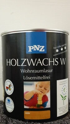 €4,00 L 250 ml PNZ Holzwachs W Wohnraumlasur zeder lösemittelfrei innen außen