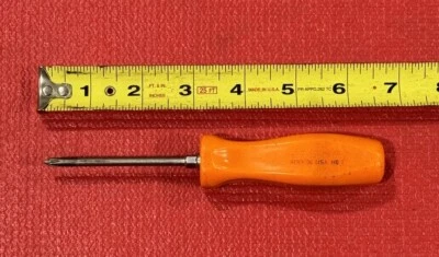 Snap-On Tools SDDP31 Orange Handle Phillips Screwdriver No.1 Made in USA - Image 1 of 4