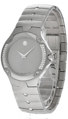 Reloj unisex MOVADO Museum Sports Edition 38MM SS esfera plateada 84.G1.1892.S Foto 1 de 3