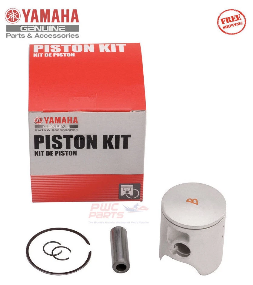 YAMAHA 2009-2019 YZ125 Genuino OEM Kit de Pistón de 2 Tiempos Juego de Anillos 1C3-11630-00-00 Foto 1 de 1