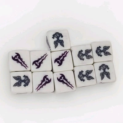 11 HALO Interactive Strategy Board Game Replacement DICE Set of 11 (xx65) - Image 1 of 4