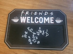Friends TV Show Message Letter Board Welcome Sign Warner Bros 22" x 15" - Picture 1 of 3