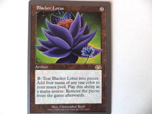 Magic The Gathering UNGLUED BLACKER LOTUS artifact card MTG - Picture 1 of 1