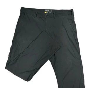 Eddie Bauer Travex Pants Men's 38X34 Gray Outdoor Hiking Nylon Gorpcore - Picture 1 of 11
