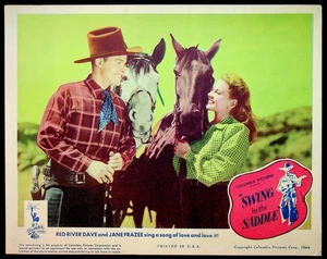 Swing in the Saddle 1944 Original Lobby Card VF Western Movie Poster Jane Frazee - Bild 1 von 2