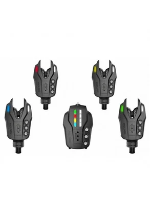 Prologic Element Compact 4+1 Funk Bissanzeiger Set Karpfen Angeln - Bild 1 von 2