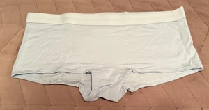 Panty corto de algodón azul claro Victoria's Secret ~ MEDIANO ~ ¡NUEVO CON ETIQUETAS! - Imagen 1 de 5