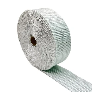 CABEZAL ENVOLTURA ESCAPE TUBO CINTA TÉRMICA AISLAMIENTO Grueso 1/8" X 2" X 50 PIES BLANCO - Imagen 1 de 1