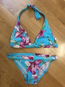 Jeff Banks Schwimmen Bikini Blau Orchidee Größe 8-10 - Bild 1 von 3