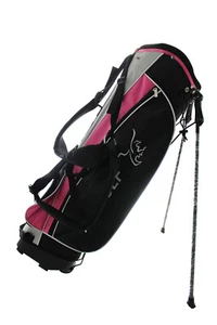 GIRL'S STAND GOLF BAG wDUAL STRAP HARNESS & RAIN HOOD GREAT FOR WALKING - Picture 1 of 1