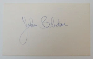 John Bledsoe Ohio State Buckeyes Rose Bowl Signed/Auto 3x5 Index Card 150715 - Picture 1 of 1