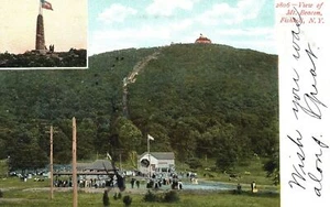 Alte Postkarte 1908 Blick auf den Berg Beacon Fishkill New York N.Y. - Bild 1 von 2