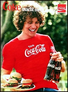 Coca Cola, Coke, originale Werbung aus 1978 "Coke macht mehr draus" Mann - Picture 1 of 1