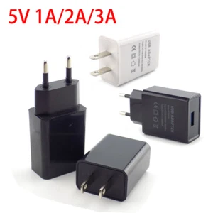 5V 1A/2A/3A Universal Travel USB Wall Adapter Charger US/EU/AU - Picture 1 of 14