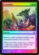 Granulate FOIL Fifth Dawn PLD Red Rare MAGIC THE GATHERING MTG CARD ABUGames