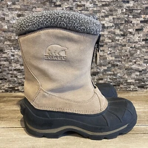 Botas de invierno Sorel Ellesmere LL1240-272 de cuero tostado para mujer EE. UU. 7 UK 5 EUR 38 - Imagen 1 de 8