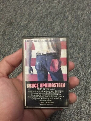 1984 BRUCE SPRINGSTEEN BORN IN THE USA Cassette Tape!  1984 The Boss! - Image 1 of 4