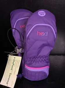 Head Kids' Ski Winter Mitten XS (2-4) DuPont Sorona Insulation Softness Warmth - Picture 1 of 10