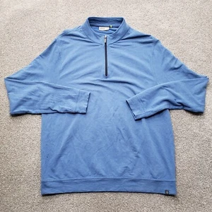 Tasc Sweater Adult Extra Large Blue 1/4 Zip Casual Mens FLAWED - Picture 1 of 13