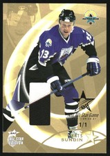 2002-03 Be A Player All star Edition Jersey Mats Sundin 1/1