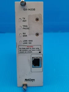 SmartBits Spirent NetCom Systems GX-1420B Single-Port Copper Gigabit Module Used - Afbeelding 1 van 8