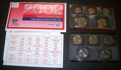 2002 United States Mint Denver Uncirculated Coin Set - Image 1 of 3