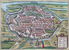 Reproduction d'un plan ancien de Metz (1575)