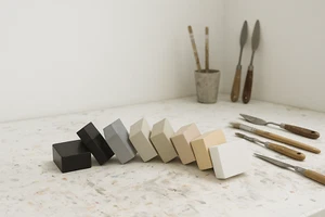 neutral palette set handmade quality encaustic paints eight colors 15ml blocks - Picture 1 of 7