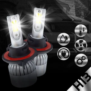 H13 9008 LED Headlight Kit for Ford F150 2004-2014 High Low Beam 1500W 225000LM - Picture 1 of 12