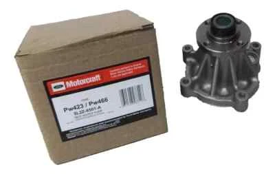 Bomba de agua del motor Motorcraft genuina para Ford Lincoln Mercury OEM # 3L3E8501CA Foto 1 de 3