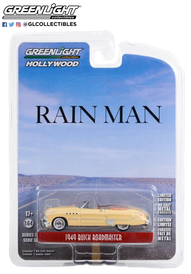 Greenlight - 1949 Buick Roadmaster - Rain Man - 44960-C - 1:64 - Hollywood 36 - Immagine 1 di 4