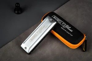 EASTTOP 10Hole MAXWELL ST Blues Harmonica Overblow and Bending Blues Mouth Organ - Picture 1 of 10