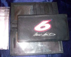 Scheckbuch Mark Martin #6 schwarz Leder bestickt DLX - Bild 1 von 1