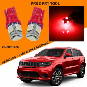 Paquete de 17 luces interiores LED rojas para Jeep Grand Cherokee 2011-2019 + herramienta - Imagen 1 de 7