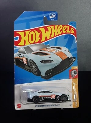 Hot Wheels Error Gulf Aston Martin Vantage GTE Negro Rueda Trasera 2023 Estuche E Foto 1 de 4