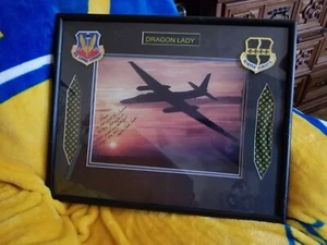 Lockheed U-2 "Dragon Lady" amerikanisches Spionageflugzeug Foto signiert Briggeneral Simpson - Bild 1 von 8
