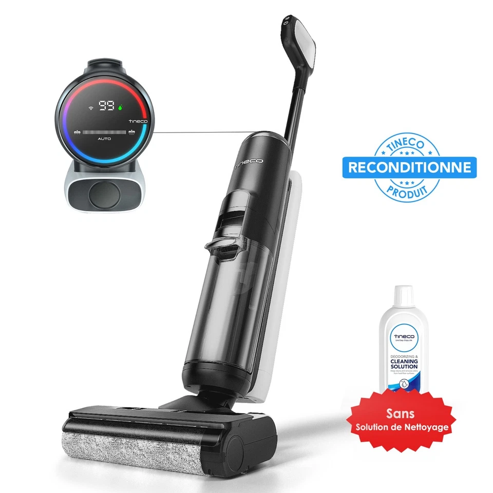 Tineco FLOOR ONE S5 Aspirateur et laveur sec et humide sans fil intelligent - Photo 1/4