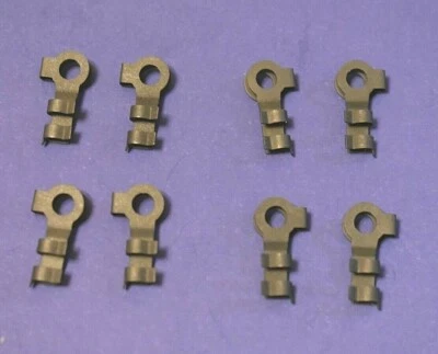 8 THROTTLE ROD CARB LINKAGE CLIPS 3/16" FITS 1950's 1960's 1970's CARS TRUCKS ++ - Image 1 of 4