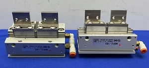 SMC MHF2-16D FLACHER PNEUMATISCHER DOPPELTWIRKENDER LUFTGREIFER 16 mm - 1 SET STCK 2 - Bild 1 von 10