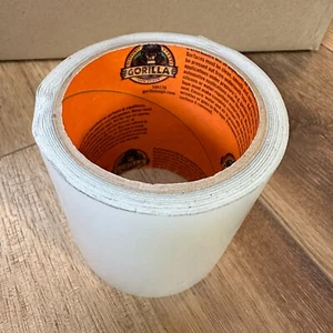 Gorilla Waterproof Patch & Seal Tape Roll CLEAR 4 in. x 8 ft Roll - Picture 1 of 5