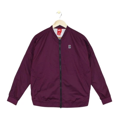 Nike Tennis Track Jacket Womens Size L Purple Relaxed Fit - Image 1 of 4